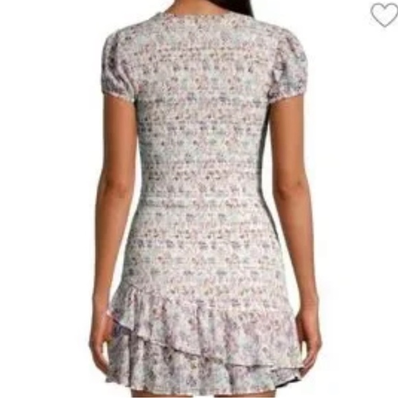 NWT LOVESHACKFANCY trevor dress in positano blue size large - Picture 4 of 16